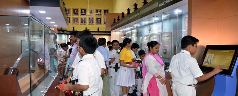 Visitors in Electricity Gallery